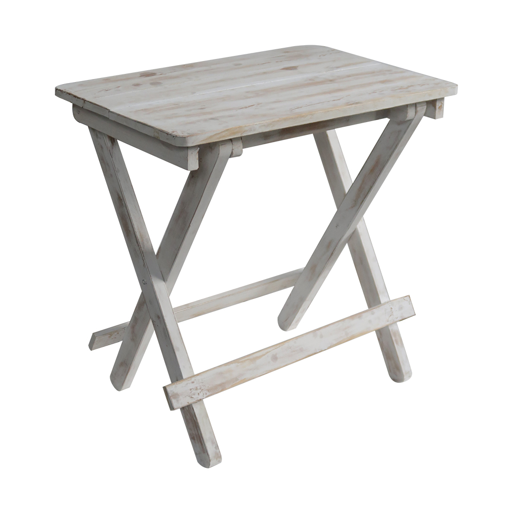 Wooden Table White Wash