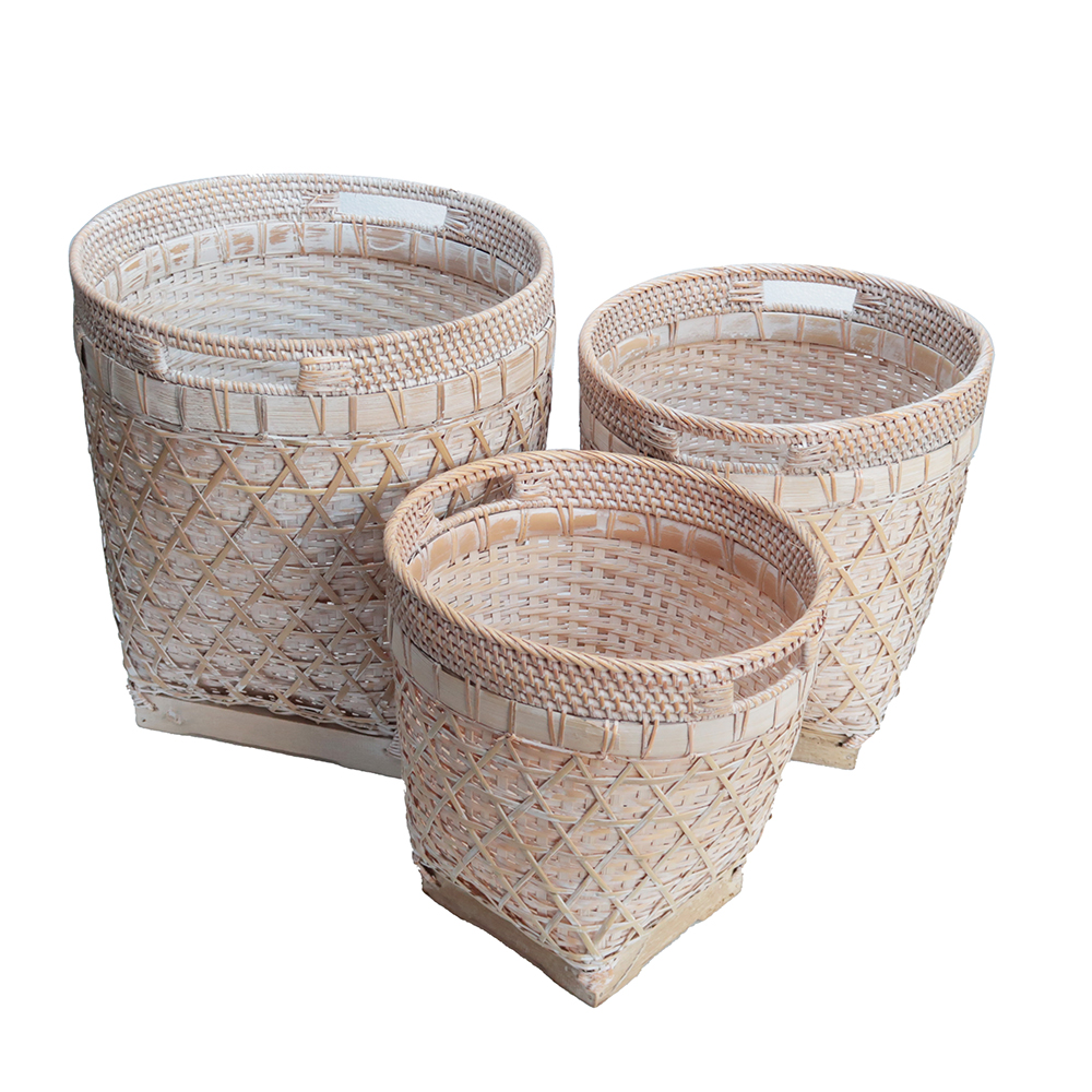 [20235081-1] Decorative / Basket Bamboo Basket
