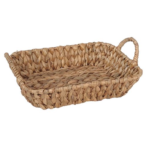 Top Table Decor Rattan Basket With Handle Antique